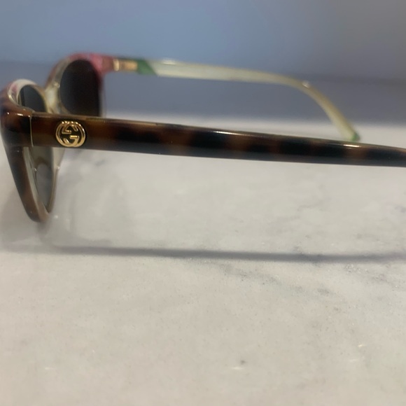 Gucci 3699 Havana Floral Crystal eyeglasses/sunglasses - Picture 5 of 8